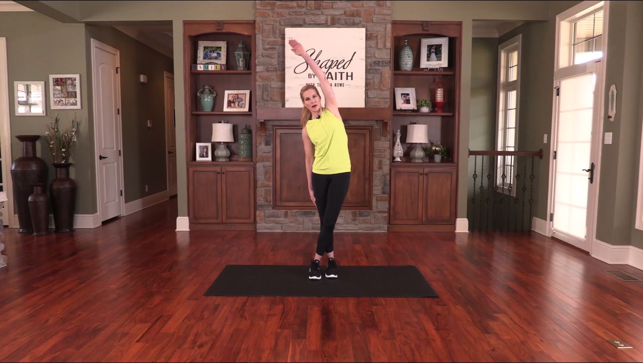 Shaped By Faith With Theresa Rowe Episode #25 Stretch & Flex Workout