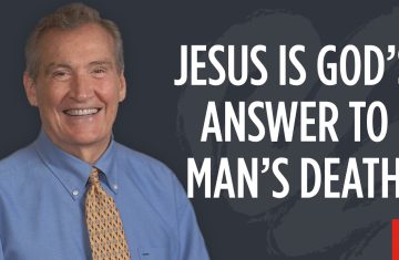 jesus is god's answer to man's death