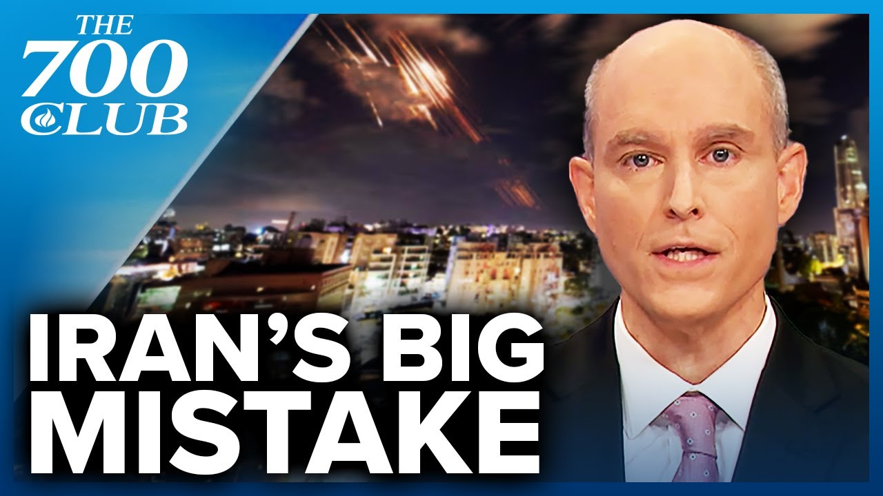 iran awaits israel's response to massive missile strike! the 700 club