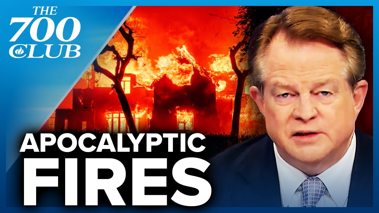 thousands flee the los angeles wildfires, and no water to stop it the 700 club