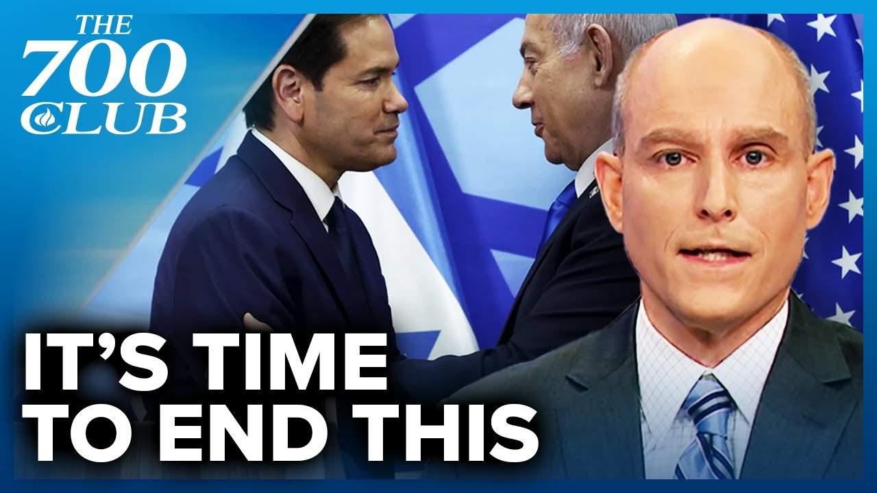 marco rubio meets with prime minister netanyahu. states eradication for hamas the 700 club