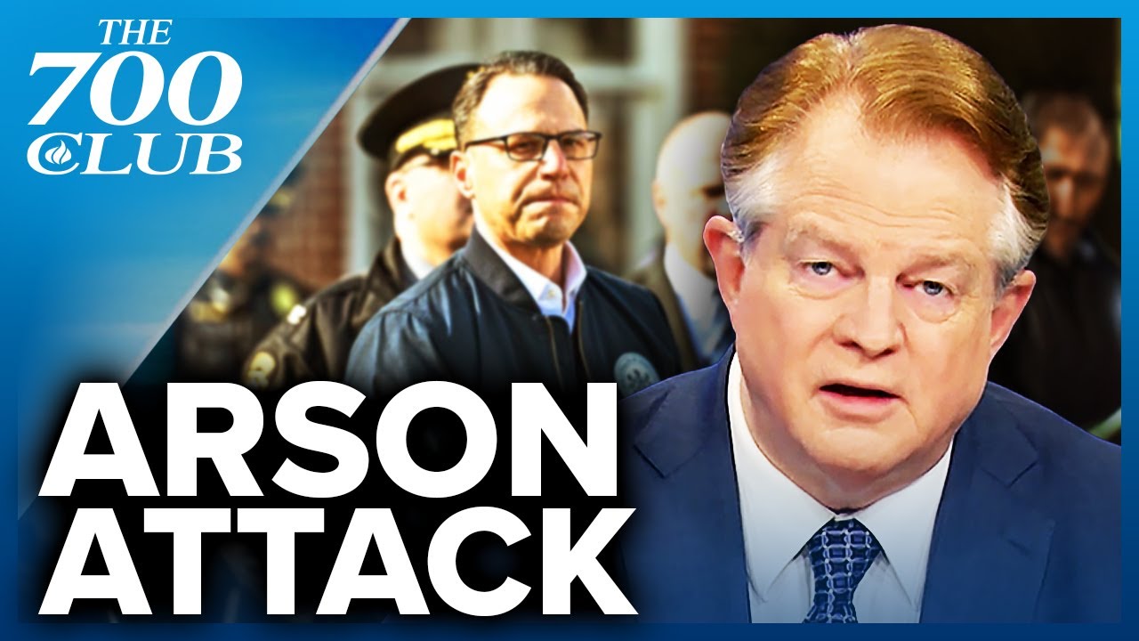 emergency escape – governor shapiro & family flee burning mansion! ¦ the 700 club (bq)