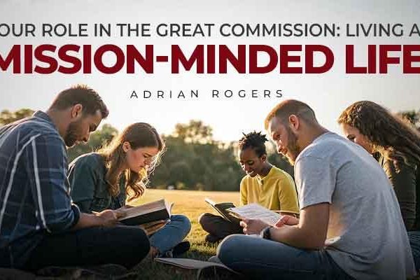 your role in the great commission living a mission minded life