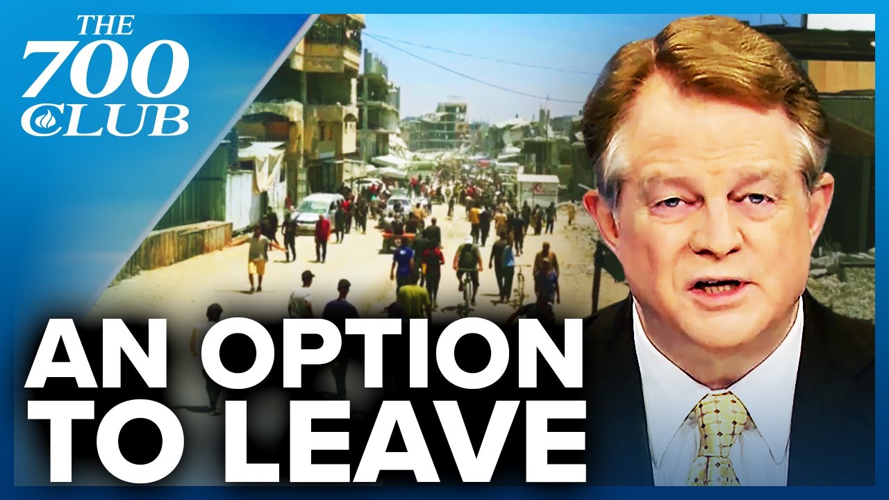 giving gaza citizens an escape route! israel and the u.s. work on a plan the 700 club