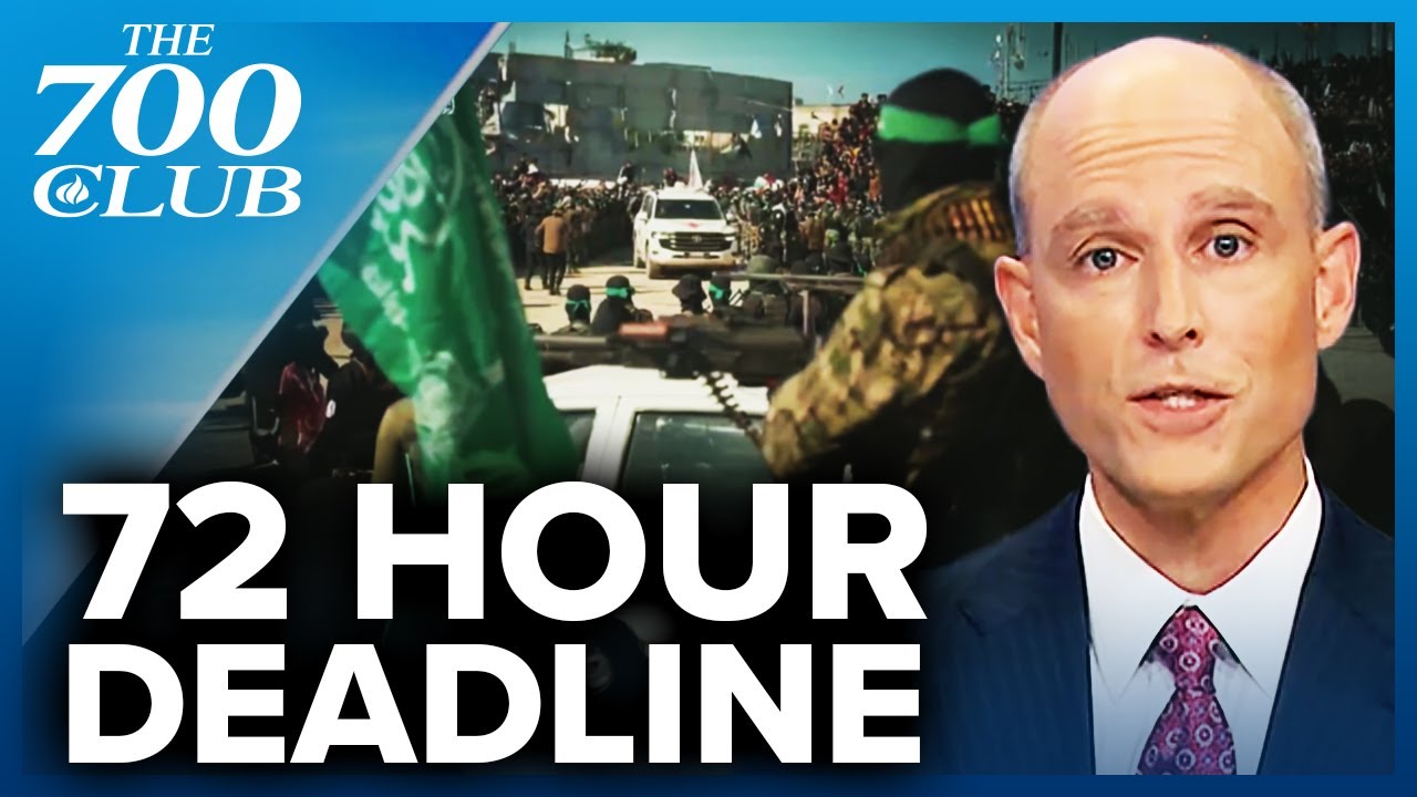 hamas has 72 hours to release all the hostages still in gaza ¦ the 700 club (bq)